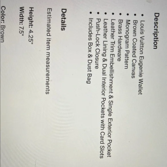 Louis Vuitton Brown Monogram Clutch - Picture 7 of 7